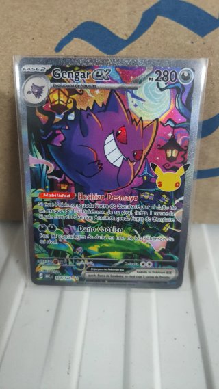 Carta Pokémon Gengar EX 30 Aniversario