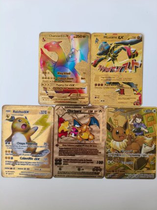 Cartas Pokémon Doradas