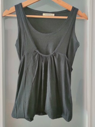 Camiseta de tirantes negra de Double Agent