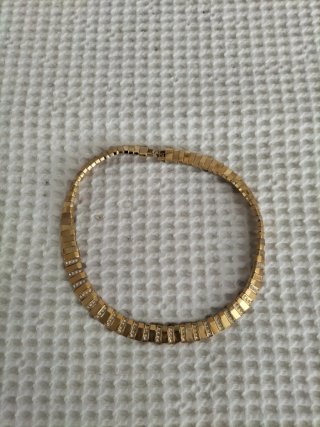 Gargantilla Dorada con Piedras