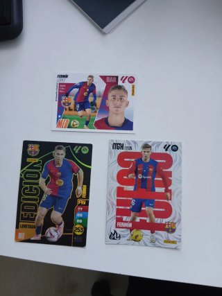 3 Cromos de Fermín López (Panini)