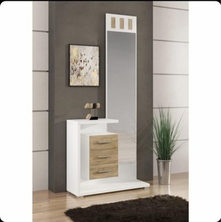 Mueble Recibidor con Espejo