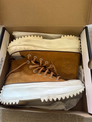 Botines Converse Piel Marrón Talla 37.5