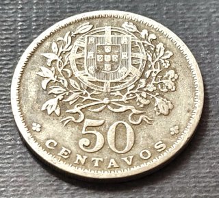 Moneda 50 Centavos Portugal 1947