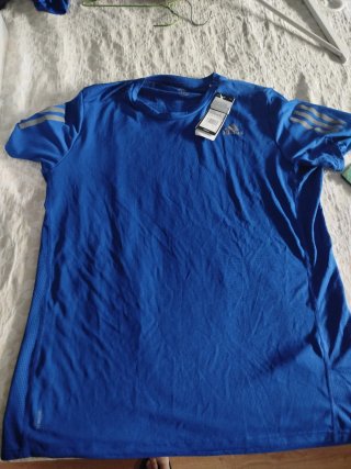 Camiseta Adidas Own The Run Azul Talla M