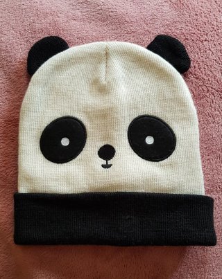 Berretto per Bambini con Design Panda
