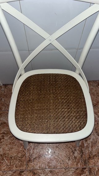 Silla de Madera y Ratán