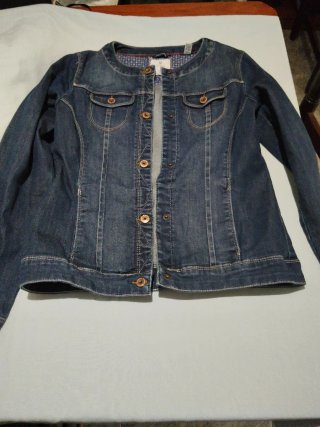 Chaqueta Tejana Azul OKAÏDI