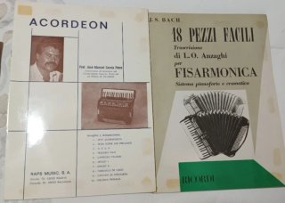2 Libros de Método para Acordeón