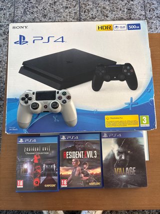 PS4 (PlayStation 4) con Mando y Juegos