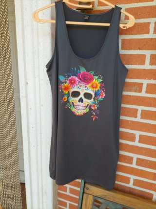 Vestido tirantes Catrina Shein