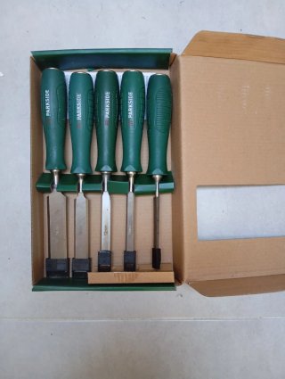 Set de 5 Formones Parkside profesional