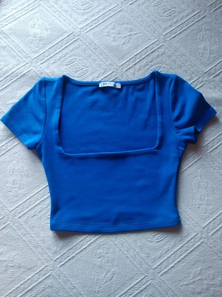 Top Azul Zara