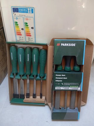Set de Formones y Set de Escofinas Parkside