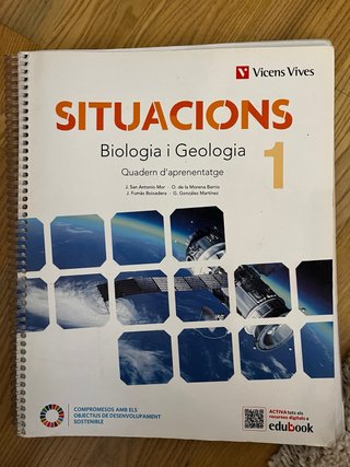 Biologia i Geologia, 1 ESO, Situacions. Quadern...