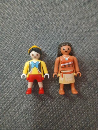 2 Figuras Playmobil huevos kinder