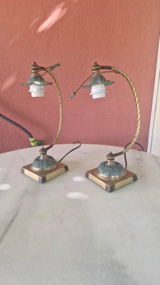 Lote de 2 Lámparas de Mesa