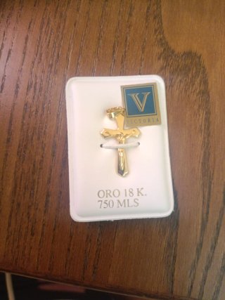 Cruz de Oro 18k Victoria