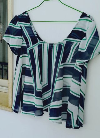 Top Transparente Estampado