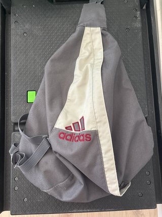 Bandolera Adidas Gris y Beige