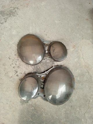Juego vidrios para faros delanteros Mercedes