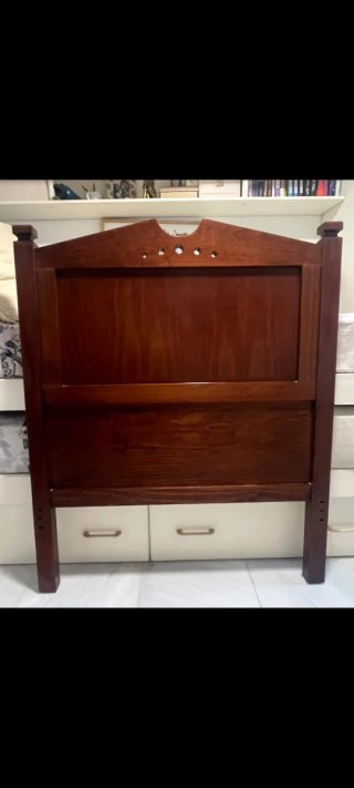 2 Cabeceros de Madera de 90 cm