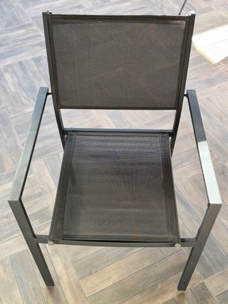 Silla de Jardín Negra
