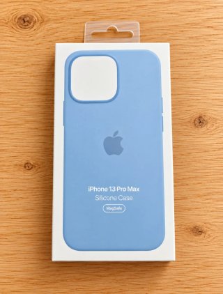 Funda Silicona MagSafe iPhone 13 Pro Max Azul Past