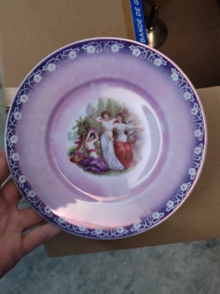 Plato de Porcelana Decorativo