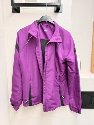 Cortavientos deportivo morado Crane
