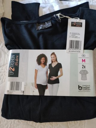 Pack 2 Camisetas Premamá Up2Fashion Talla M