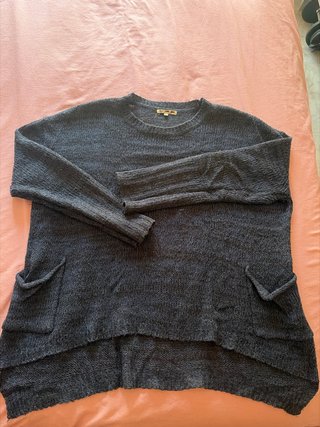 Jersey de lana negro talla L