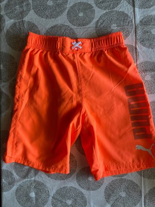 Bañador niño PUMA Naranja Talla L