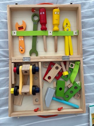 Set de Herramientas de Madera para Niños
