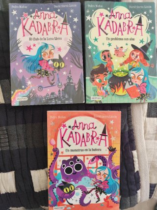 Libros 1,2,3 Annna Kadabra