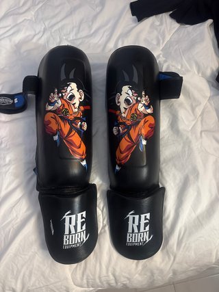 Espinilleras Muay Thai Reborn Dragon Ball Talla L