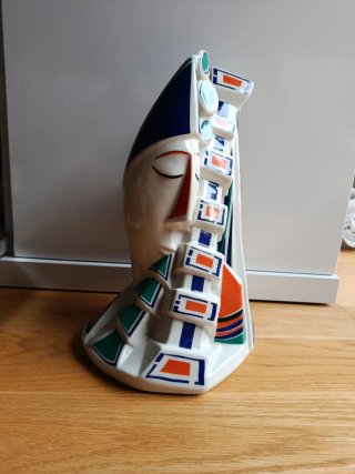 Figura Cerámica Galos Gaiteiro 31 cm