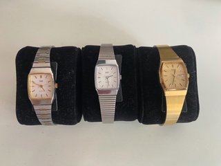 Lote de 3 relojes de pulsera