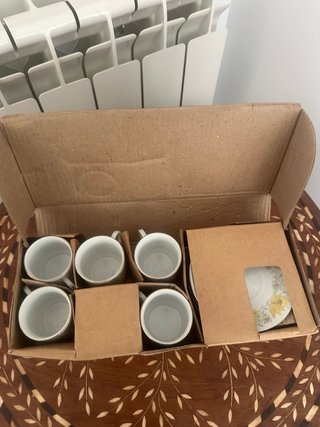 Juego de café vintage de porcelana nuevo