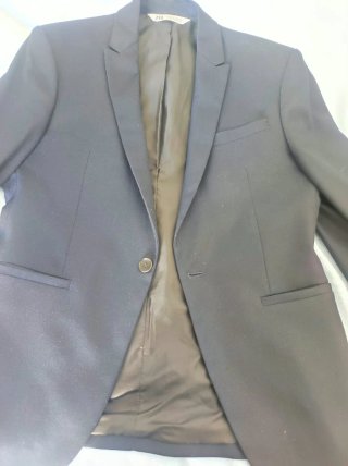 Chaqueta Zara Azul Marino