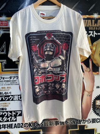 Camiseta Robocop Estilo Retro Talla L