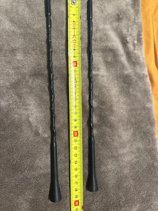 2 Antenas de Coche Negras