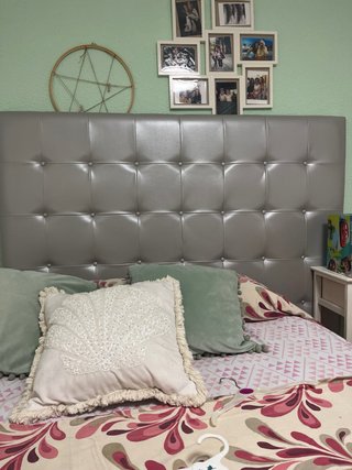 Cabezal de Cama 150cm Gris