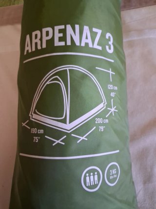 Tienda de campaña Quechua Arpenaz 3