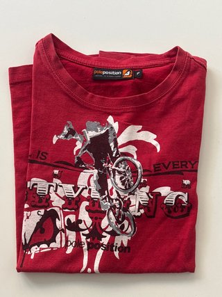 Camiseta Pole Position Roja Talla S