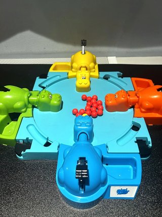 Tragabolas Juego de los hipopótamos completo