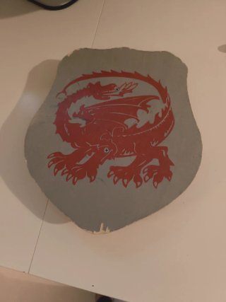 Escudo de Juguete con Dragón