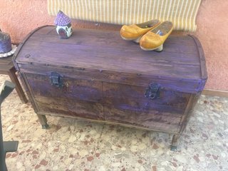 Baúl Antiguo de Madera