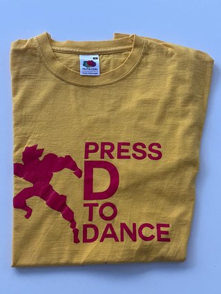 Camiseta Amarilla Fruit of the Loom Talla M