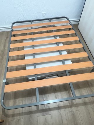 Somier 135x190 con 4 patas
